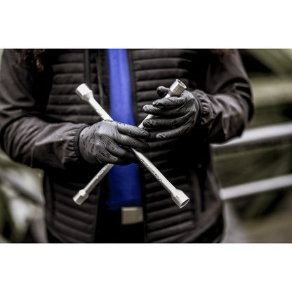 NITRAS TOUGH GRIP LIGHT, nitril engangshandsker, sorte
