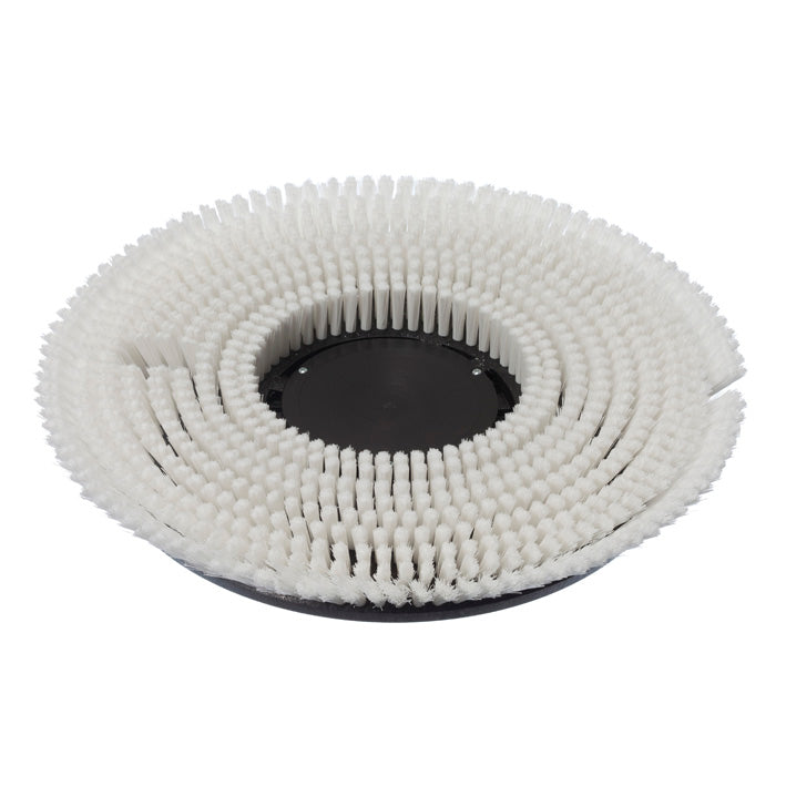 Diversey vådshampoo-børsten (Ø 43 cm) har tætte, koncentriske børster på sort baggrund, ideel til tæpperensning med TASKI ergodisc 165, 200 eller duo. Leveres som enkeltstykke pr. pakke.