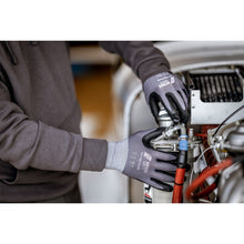 NITRAS SKIN FLEX LITE, samlehandsker, grå/sort