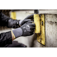 NITRAS SKIN FLEX 3D, montagehandsker, grå/sort