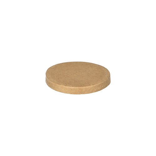 Det PAPSTAR låg til portionsbægre, rund Ø 6 cm, brun af miljøvenligt pap fra PAPSTAR GmbH (50 stykker), ideel som låg til portionsbægre og hygiejnisk pakket med krympefolie.