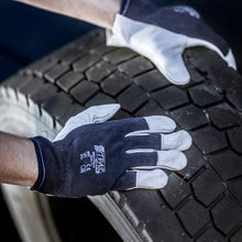 NITRAS TROPIC, mekanikerhandsker, grå/mørkeblå