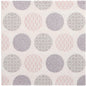 Verschönern Sie Ihren Tisch mit den 50 Servietten "ROYAL Collection" 1/4-Falz 40 x 40 cm rosa der PAPSTAR GmbH mit geometrischen Kreisen in Rosa und Grau auf weißem Gittergrund - stilvolle Servietten für jeden Anlass.