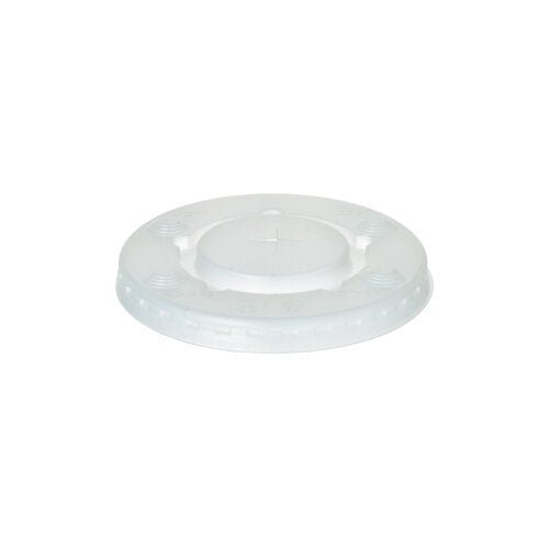 Starpak 150 låg PS er et gennemsigtigt, rundt polystyrenlåg (Ø 9 cm, 1 cm høj) med krydsspalteåbning, struktureret grebskant og fire jævnt fordelte fordybninger. Pakkeindhold: 150 stykker.