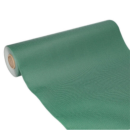 Starpak bordløber, stoflignende fleece "Soft Selection Plus" (24m x 40cm), delvist udrullet med sin papkerne på hvid baggrund - perfekt til særlige lejligheder.