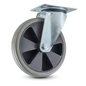 Numatic PU drejelige hjul, 200 mm, grå | Pakke (1 stk)