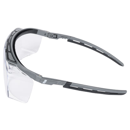 NITRAS VISION PROTECT PREMIUM, brilleglas, transparent/grå, ISO 16321-1 plast | Pakke (10 stk.)