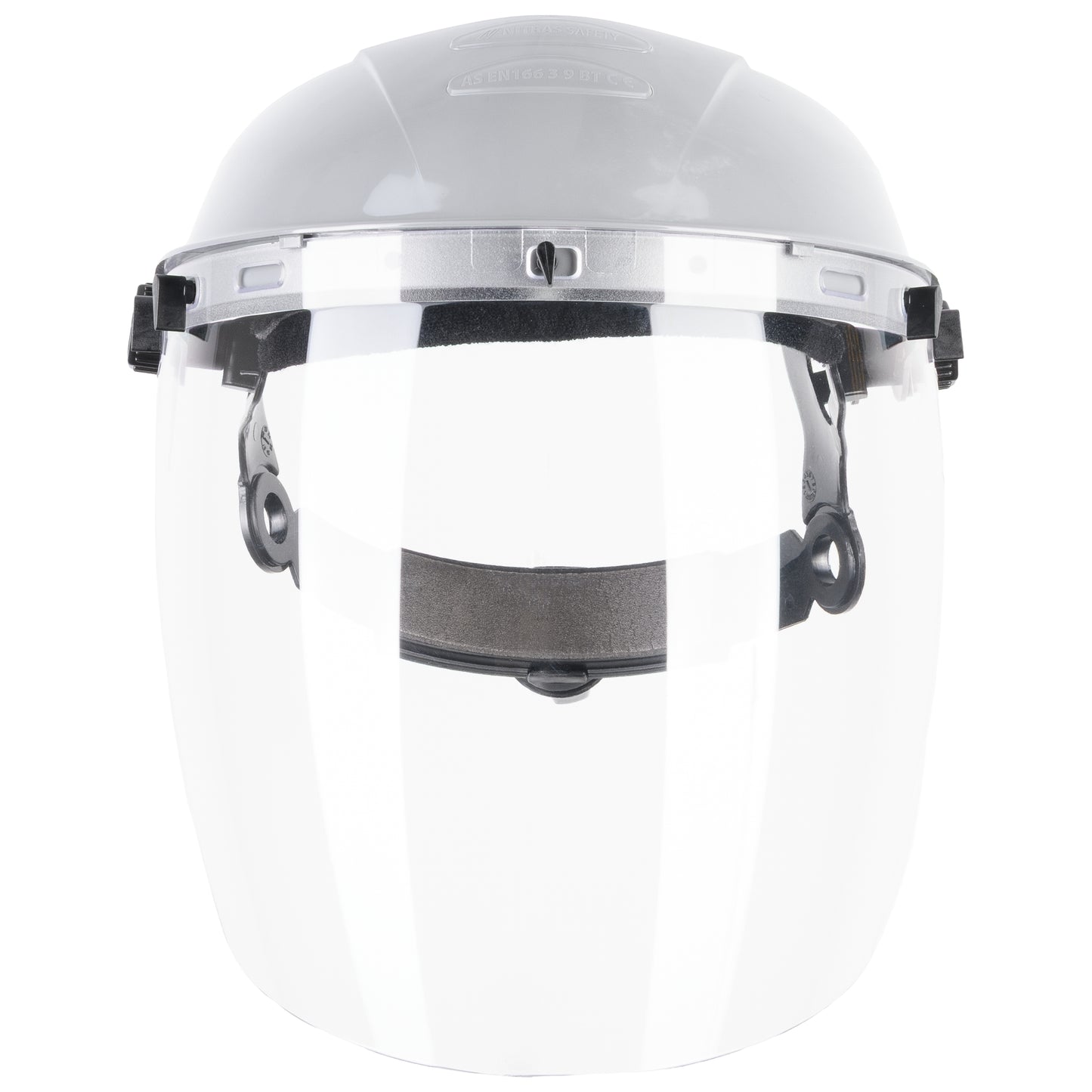 NITRAS PROTECT visir, gennemsigtig / sort, EN 166 plast | Pakke (1 stk.)