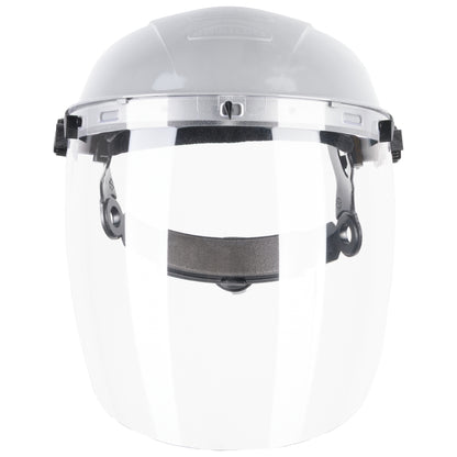 NITRAS PROTECT visir, gennemsigtig / sort, EN 166 plast | Pakke (1 stk.)