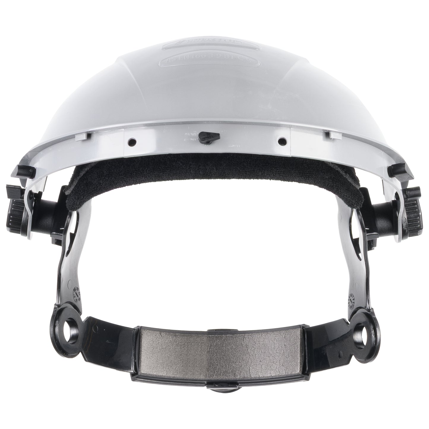 NITRAS PROTECT visir, gennemsigtig / sort, EN 166 plast | Pakke (1 stk.)