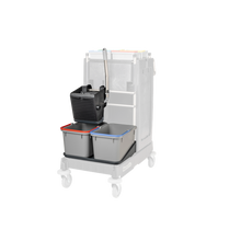 Numatic SRK1S sort - VA universalpresse, 2 x 17 L spand grå, skål til spand | Pakke (1 stk)