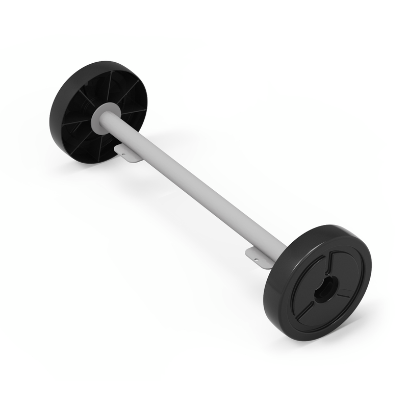 Numatic Store bagruller, inklusive aksel (EcoMatic) | Pakke (1 stk)