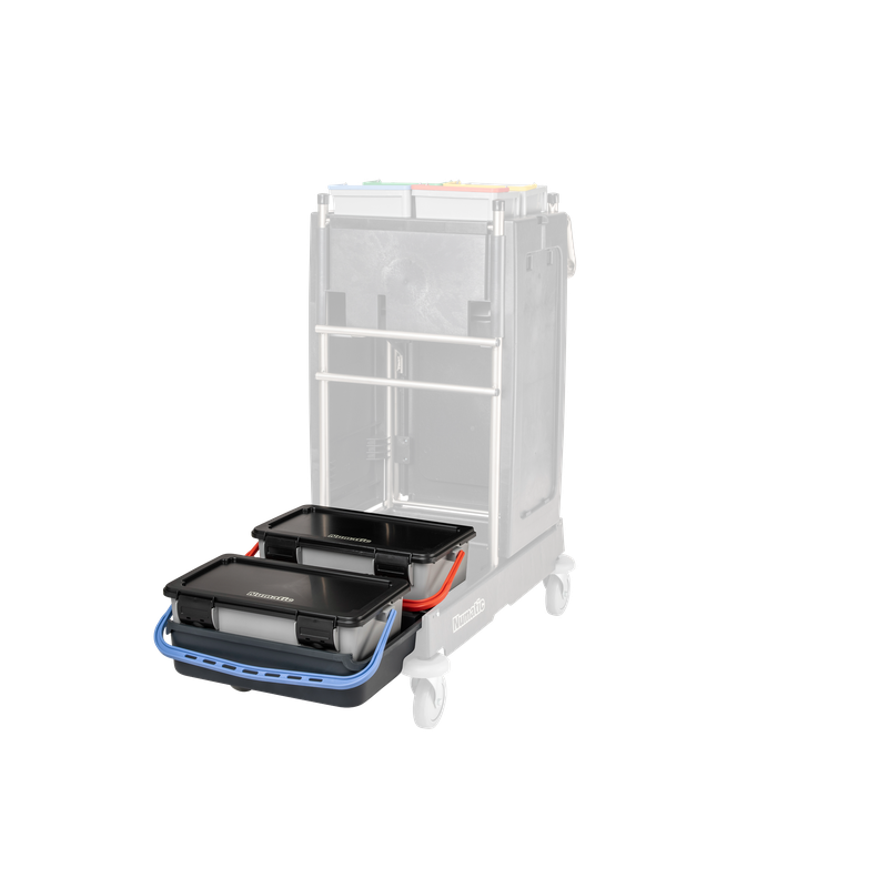 Numatic SRK 25 - 2 x Mopmatic moppeboks MK1 og skål til MK1 sort inkl. fastgørelsesskrue | Pakke (1 stk)