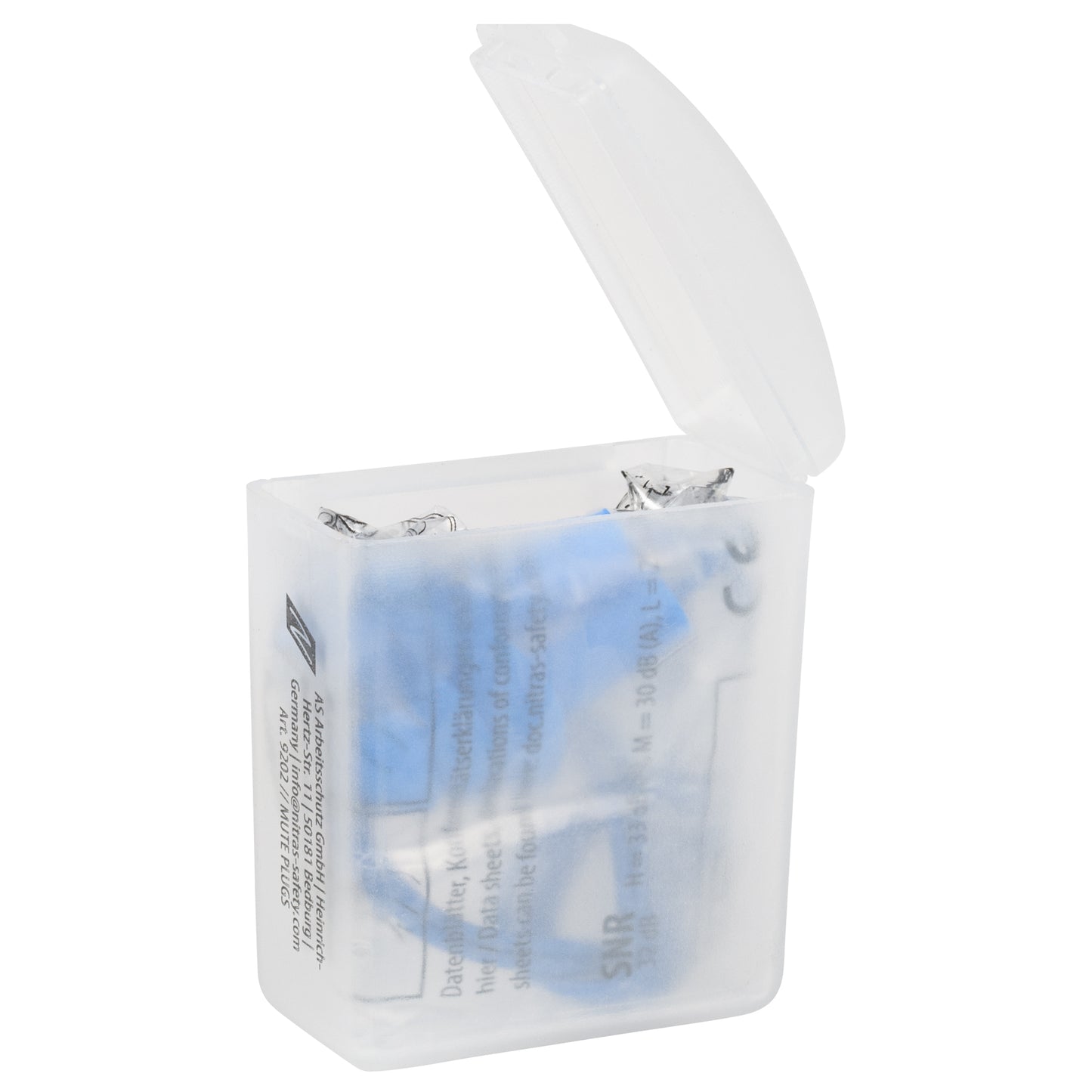 NITRAS MUTE PLUGS, høreværnspropper, blå, EN 352-2 metal | Pakke (48 stk.)