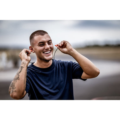 NITRAS MUTE PLUGS, høreværnspropper, orange / sort, EN 352-2 plast | Pakke (48 stk.)