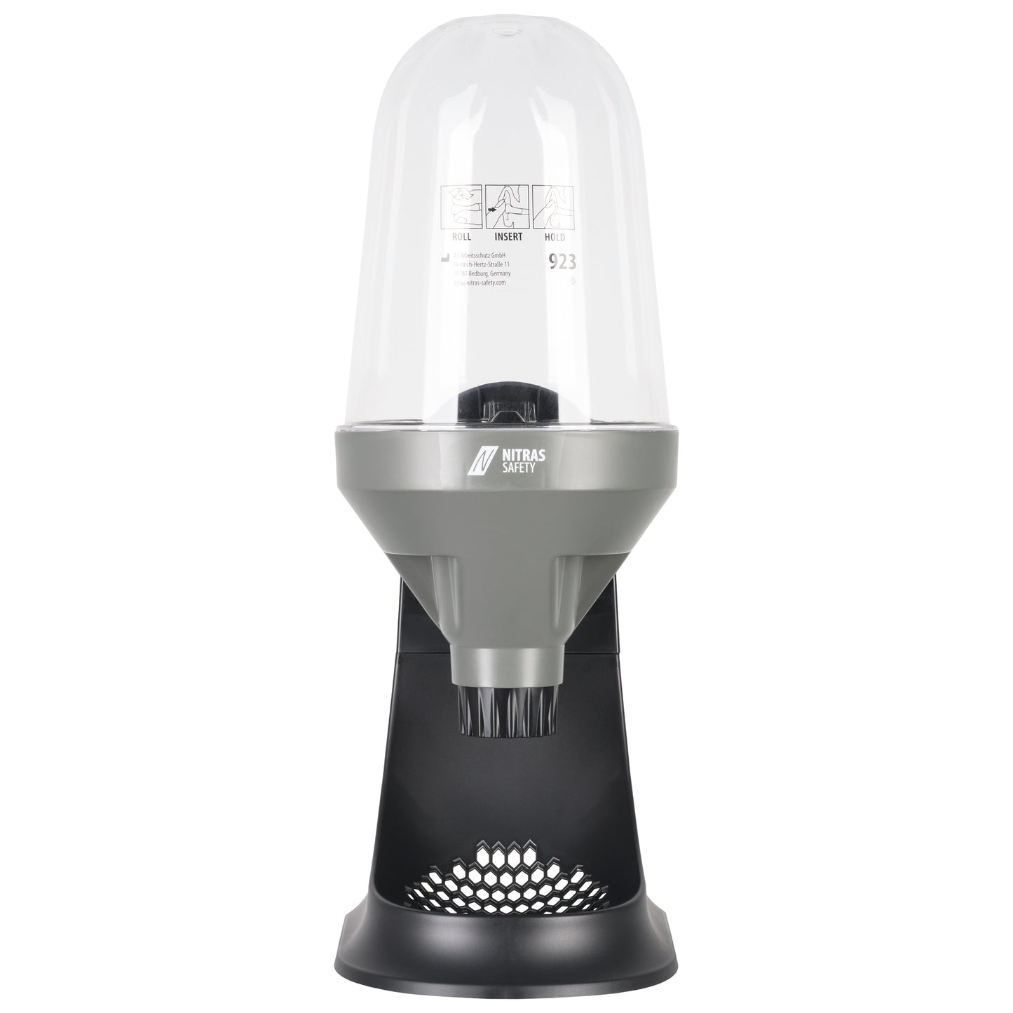 NITRAS høreværn dispenser, grå / sort, EN 352 | Pakke (1 stk.)