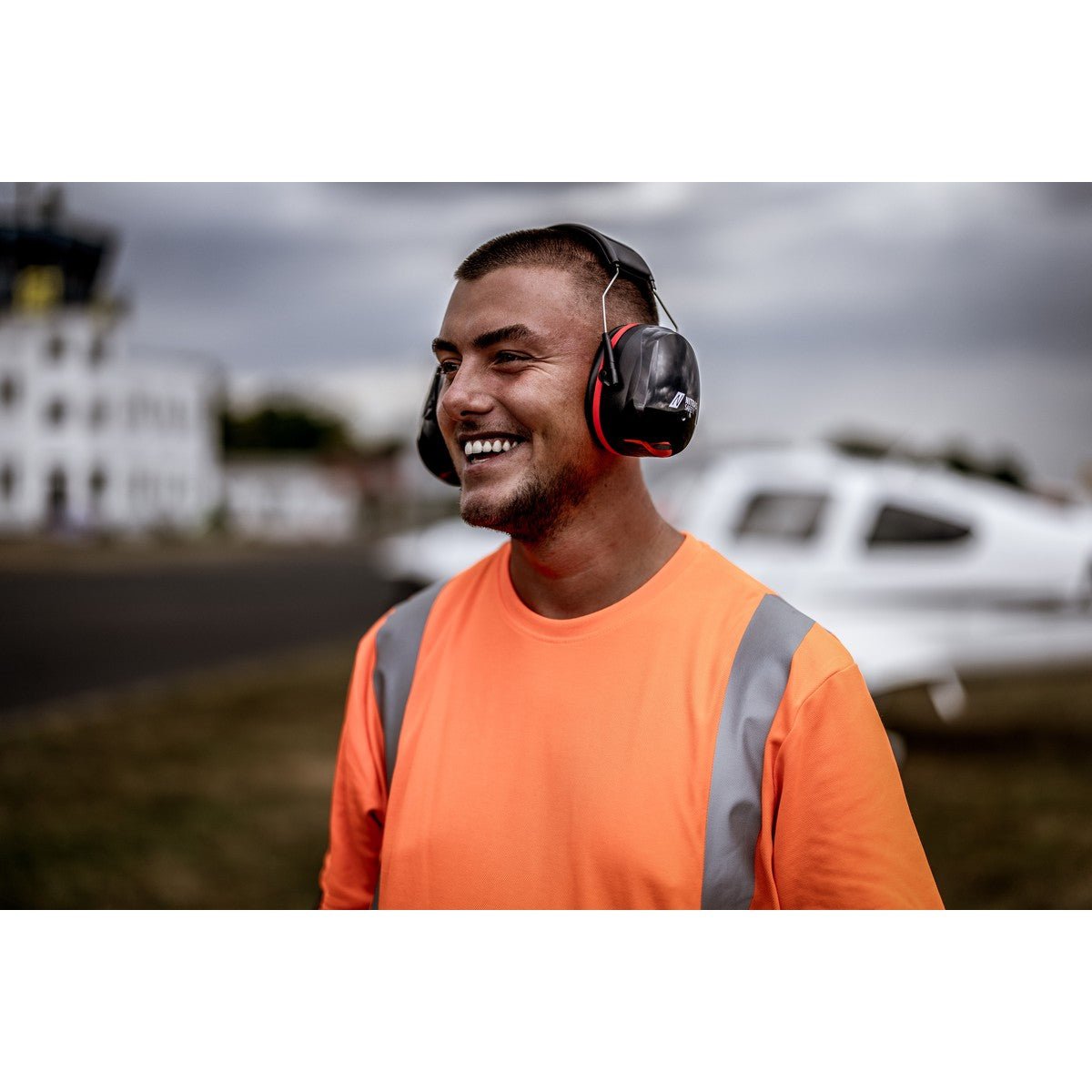NITRAS MUTE DEFENDER PRO, høreværn, sort / rød, EN 352-1 plast | Pakke (1 stk.)