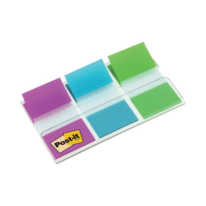 Post-it® Index klistermærker fra 3M Deutschland GmbH (25,4 x 43,2 mm, 60 stykker) tilbyder farvede klistermærker i en praktisk dispenser til overskuelig dokumentorganisation og hurtig markering.