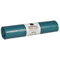 En rulle Abena Re-Seller GmbH affaldsposer 120 L, 700x1100 mm, 38 my, LDPE, blå (25 poser) med hvid etiket på tysk og engelsk - ideel til en effektiv affaldshåndtering.