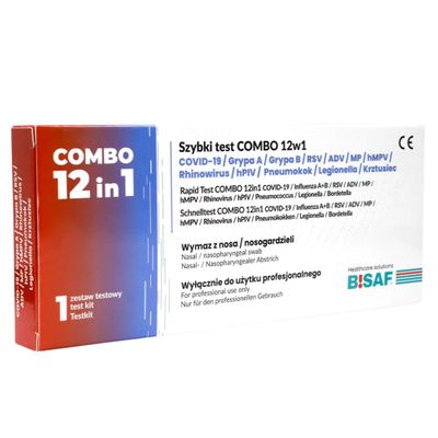 Combo 12in1 med pneumokokker + legionella + kighoste | Pakning (1 test) 