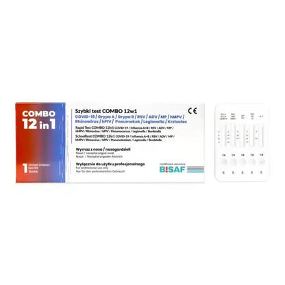 Combo 12in1 med pneumokokker + legionella + kighoste | Pakning (1 test) 