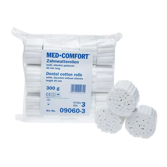 Ampri Med-Comfort Dental Zahnwatter Rollers 1500 g, forskellige størrelser