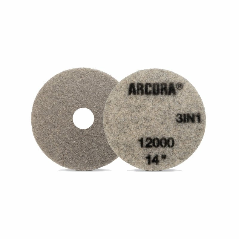 ARCORA SUNSHINE ProPAD 3IN1 Reinigungs- und Polierpad grau