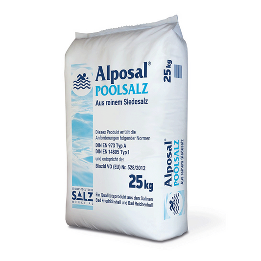 Alposal Pool Salt Ren kogende salt 99,9% | Sæk (25 kg)