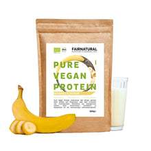 Økologisk vegansk proteinpulver banan uden soja