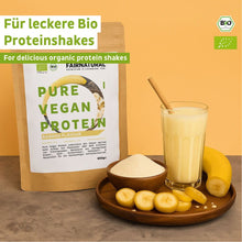 Økologisk vegansk proteinpulver banan uden soja