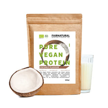 Organisk vegansk proteinpulver kokosnød uden soja