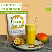 Økologisk vegansk proteinpulver mango uden soja
