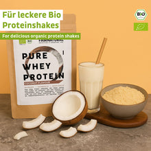 Økologisk valleproteinpulver kokosnød