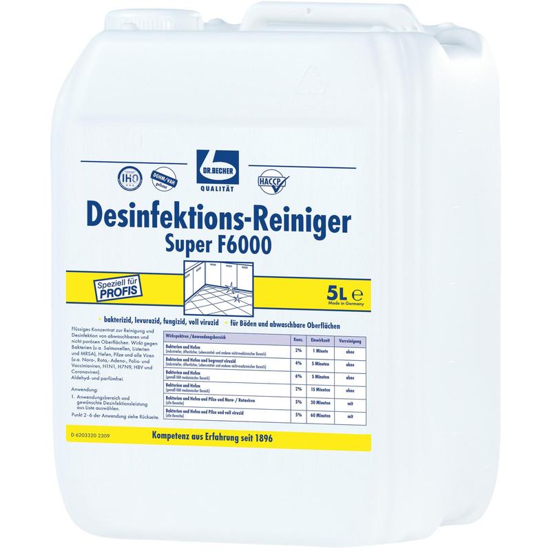 Dr. Becher Desinfektionsrenser Super F6000