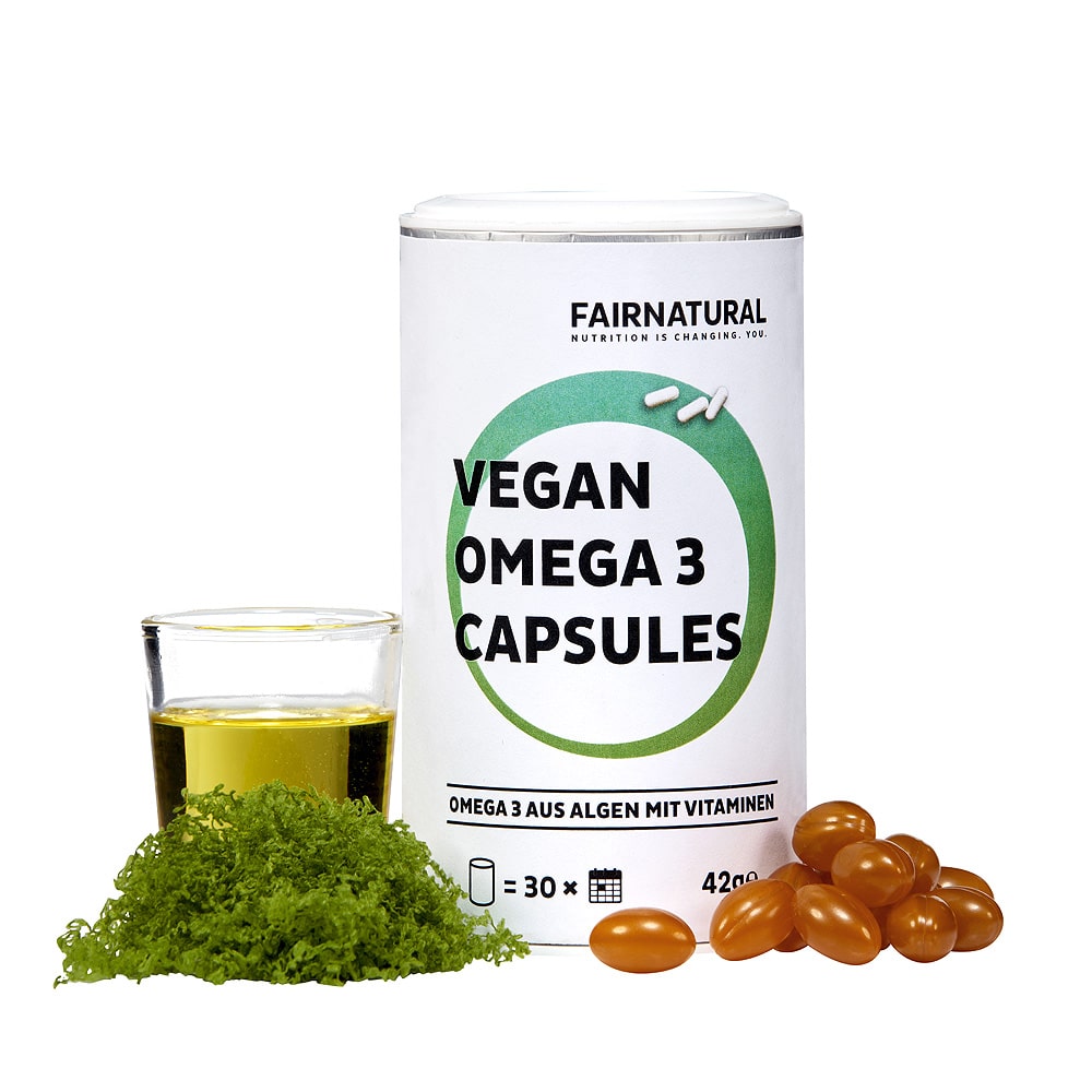 Veganske Omega 3 kapsler lavet af alger