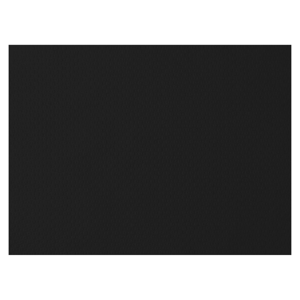 En enkel, sort rektangulær overflade med et diskret strukturmønster, der minder om en elegant Duni papirbordløber fra Duni GmbH.