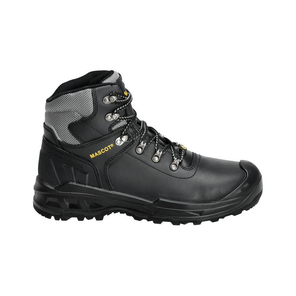 MASCOT® Elbrus sikkerhedsstøvler S3 sikkerhedssko, sort/gul