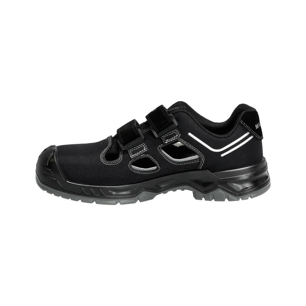 Sikkerhedssandaler S1P, Velcro sikkerhedssandaler S1P sikkerhedssko, sort/sølv