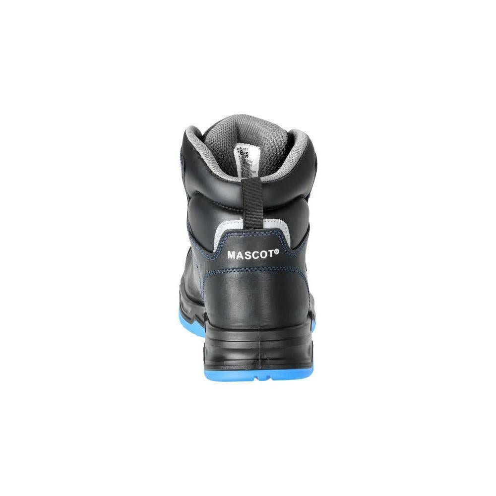 Sikkerhedsstøvler S3 med snøre Sikkerhedsstøvler S3 sikkerhedssko, sort/kornblå