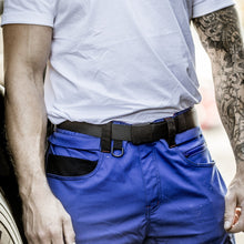 NITRAS bælte med plastikspænde, sort Polyester: 100% | Pakke (1 stk.)