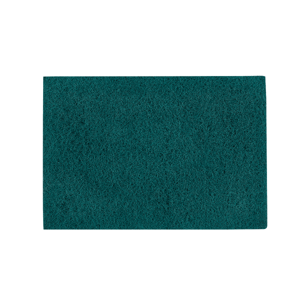 Det Johannes Kiehl KG Kiehl Woodmaster-Pad-Fine slibepude Korn 120 firkantet er en rektangulær grøn slibepude, ideel til finslibning og afbildet på hvid baggrund. Velegnet som slibepude 120 alternativ.