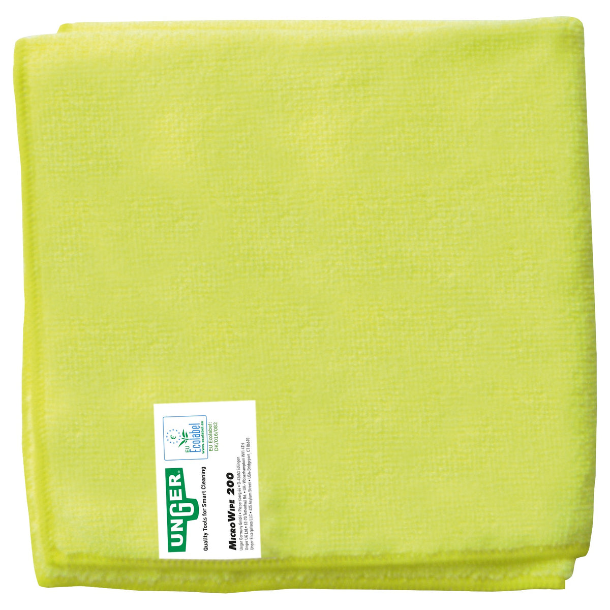 Unger SmartColor MicroWipe Mikrofasertuch 200, gelb, EU Ecolabel