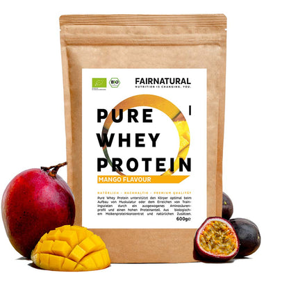 Økologisk valleproteinpulver Mango