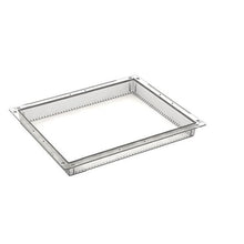 Das Novocal PC-Modul transparent teilbar (400 x 300 x 50 mm) mit gleichmäßig verteilten Löchern und mitgelieferten Auszugsstopps ist ideal für den Einsatz in einem Polycarbonat-Behälter oder mit einer teilbaren Aufbewahrungsbox.