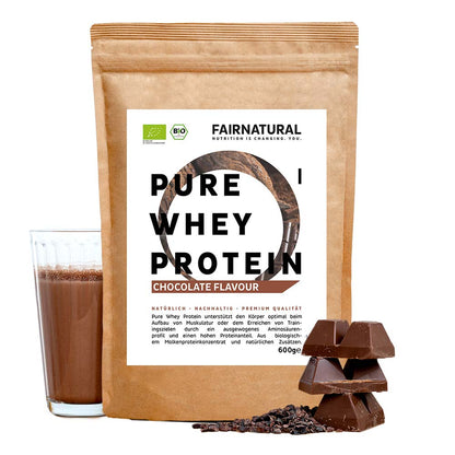 Økologisk valleproteinpulverchokolade