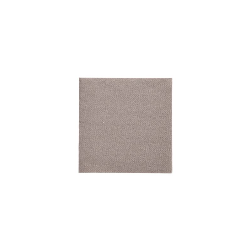 Eine beige PAPSTAR „DAILY Collection“-Serviette, FSC-zertifiziert, auf weißem Hintergrund, ideal, um Ihrer nachhaltigen Tischdekoration eine umweltfreundliche Note zu verleihen.