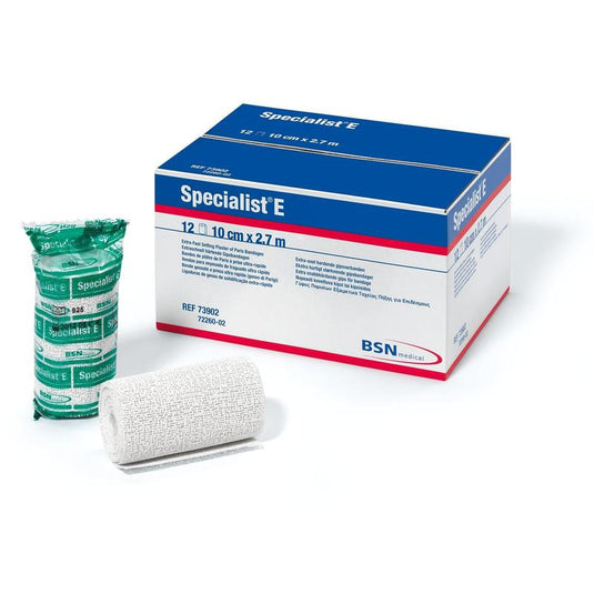 Specialist E, lange hvide gipsstykker, hvide