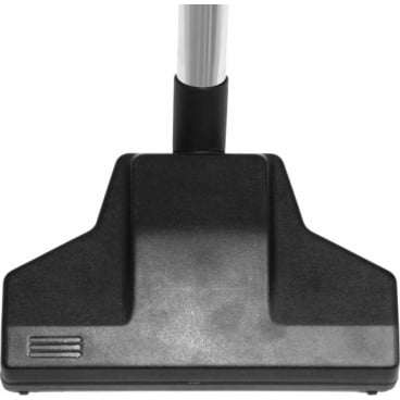 En nærbillede af Arcora International GmbH Arcora M 5 And Pro1.1 turbomundstykke | 1 stykke støvsuger-gulvdyse med metalhåndtag, der fremhæver den kraftfulde rengøringsevne, isoleret på en hvid baggrund.