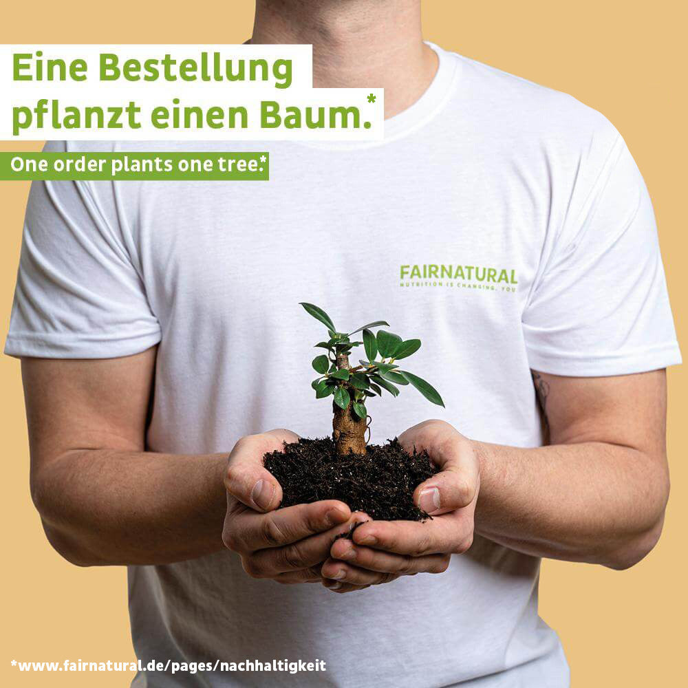 Økologisk vegansk proteinpulver banan uden soja
