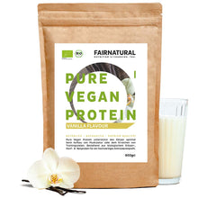 Økologisk vegansk proteinpulver vanilje uden soja